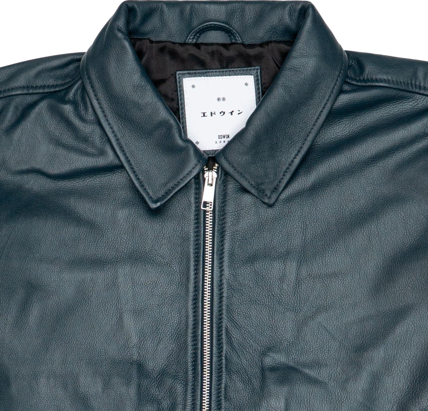EDWIN Giacca in Pelle Uomo Edwin Dogma Dark Navy - 2