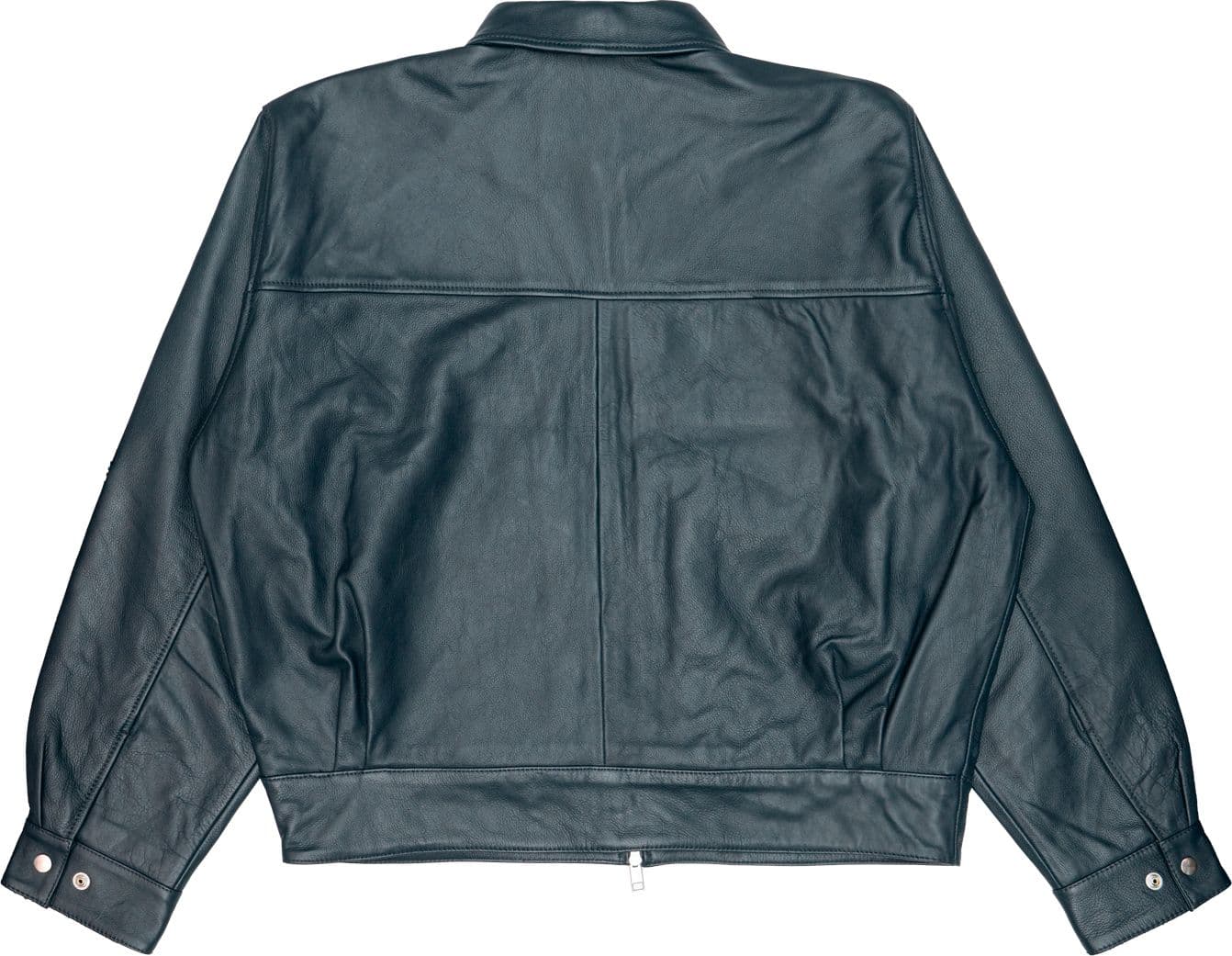 EDWIN Giacca in Pelle Uomo Edwin Dogma Dark Navy - 4