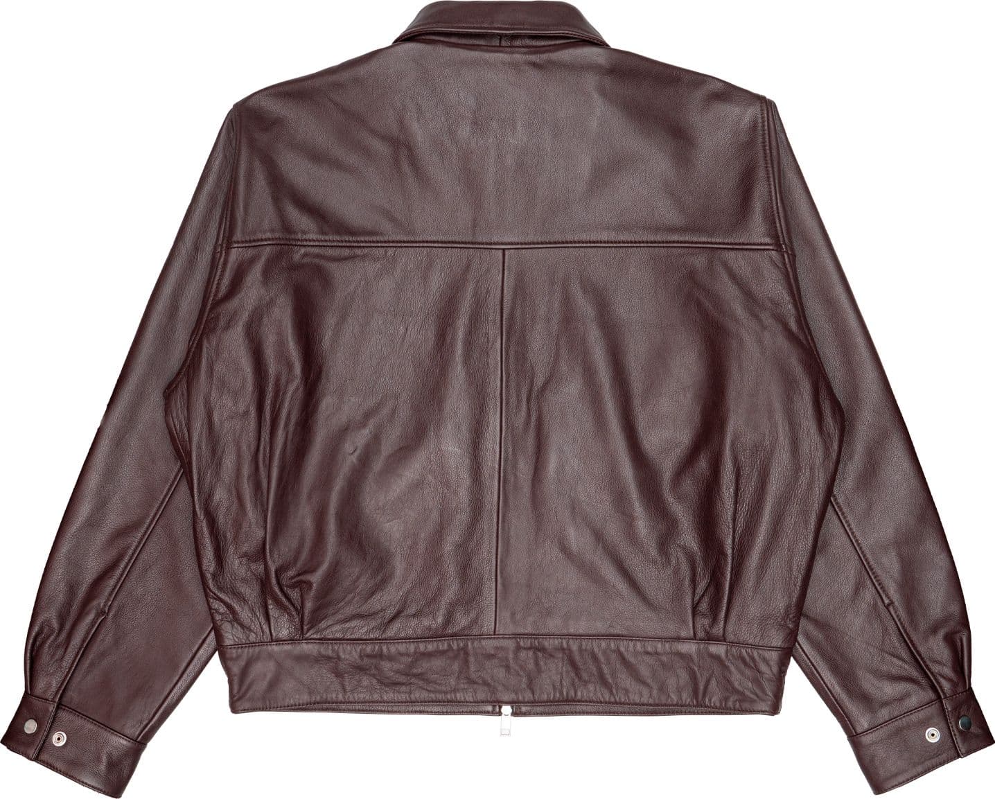EDWIN Giacca in Pelle Uomo Edwin Dogma Brown Burgundy - 4