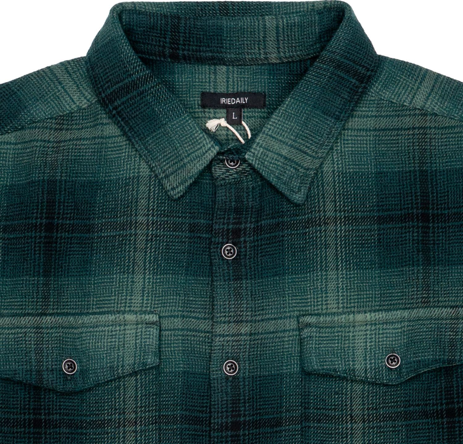 IRIEDAILY Camicia Uomo Iriedaily Rosomako Flannel Dark Jungle - 2