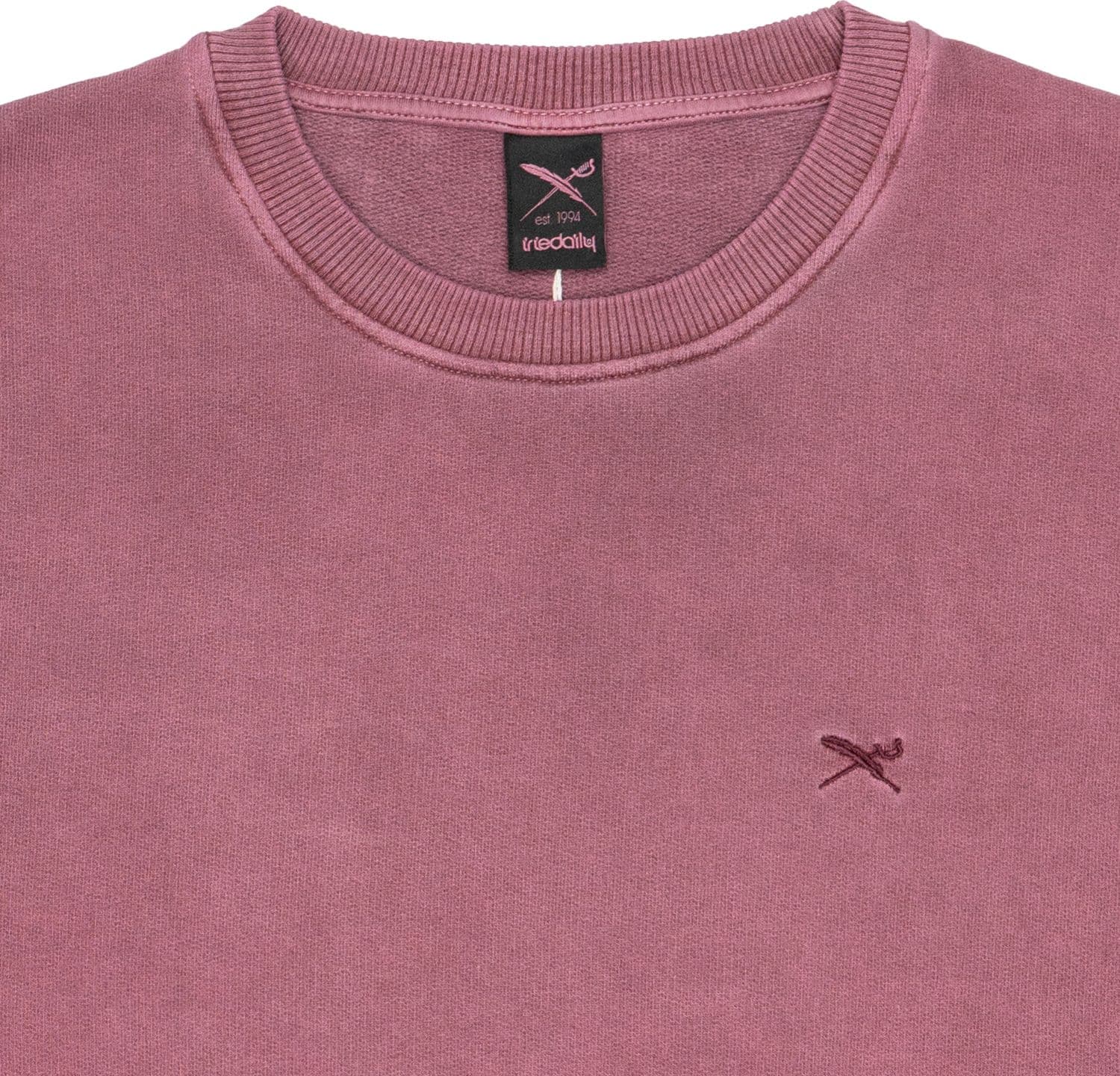 IRIEDAILY Felpa Uomo Iriedaily Vintage Dye Dark Berry - 2