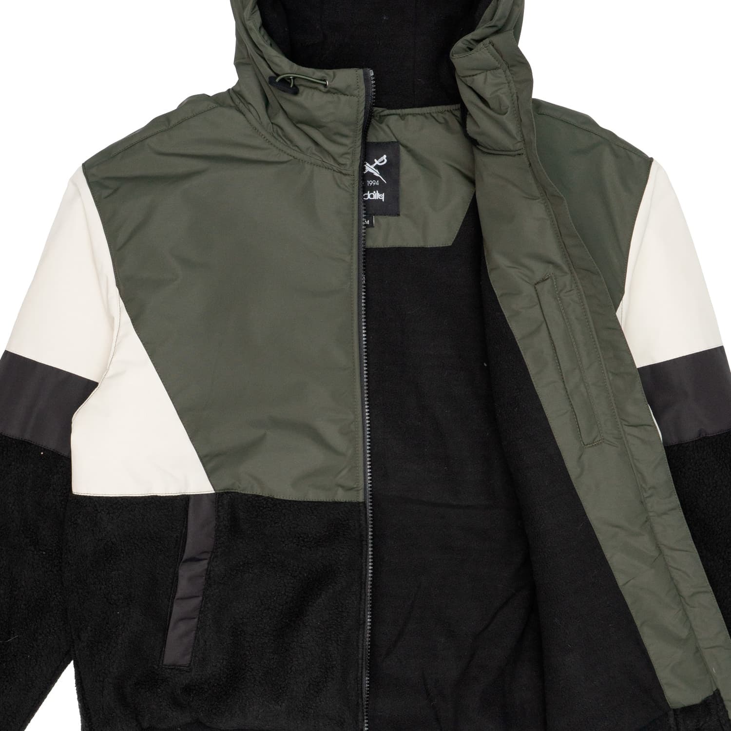 IRIEDAILY Jacket Uomo Iriedaily Dock36 Blouson Black Olive - 3