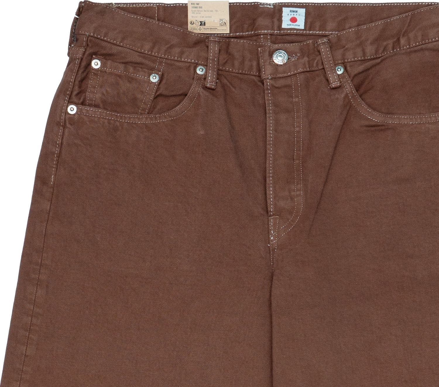 EDWIN Jeans Uomo Edwin Wide Pant brown overdyed - 2