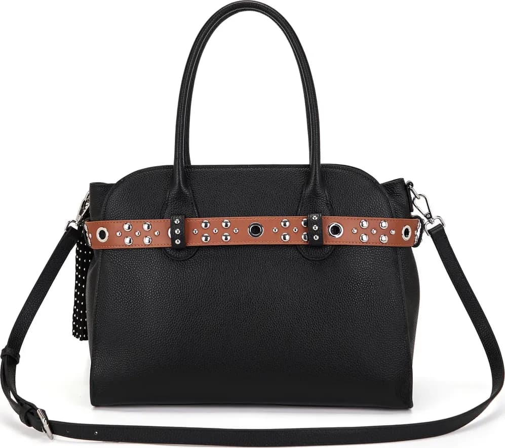 LACARRIE Borsa Donna  BACKDOOR SHOPPER TUMBLED BLACK nn67l32 - 2