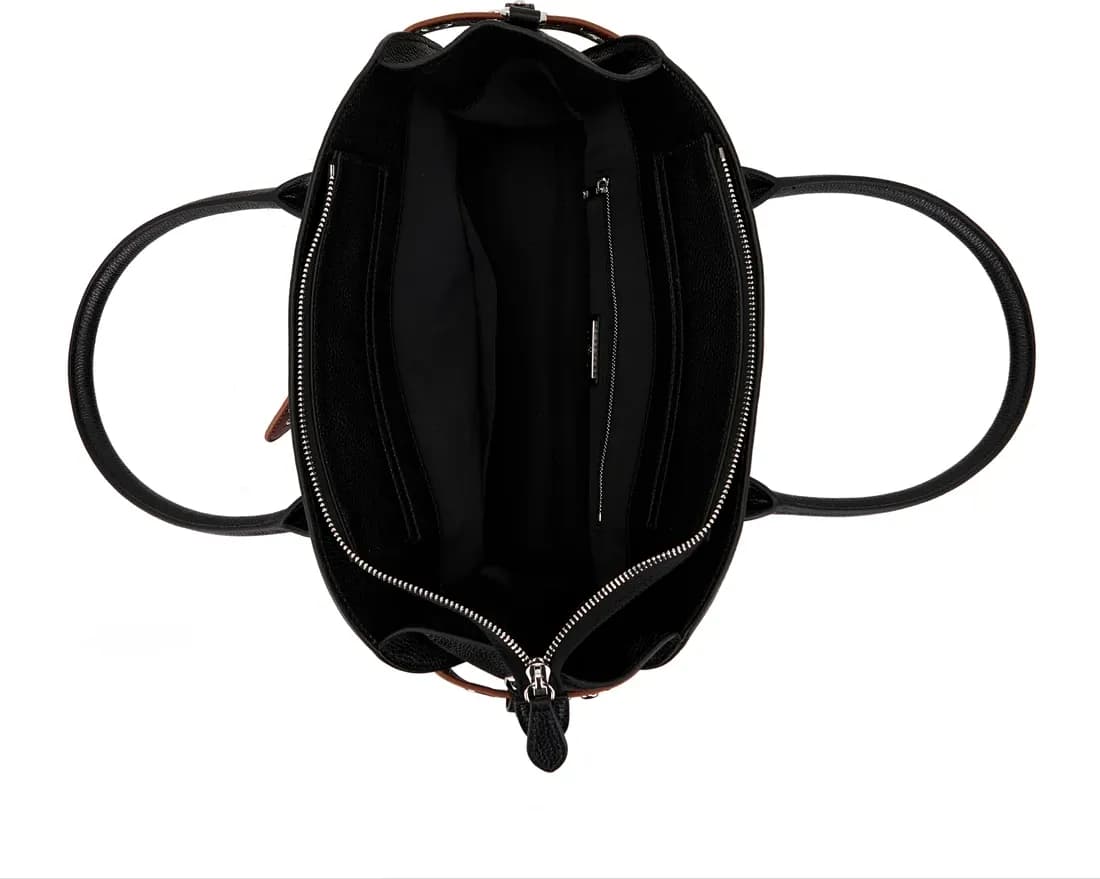 LACARRIE Borsa Donna  BACKDOOR SHOPPER TUMBLED BLACK nn67l32 - 3