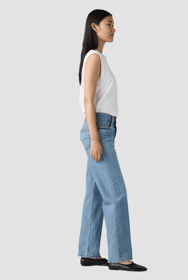 LEVI'S jeans '90 loose fit donna blu medio - 3