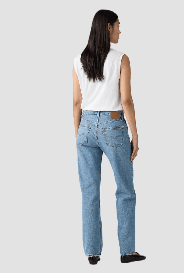 LEVI'S jeans '90 loose fit donna blu medio - 4