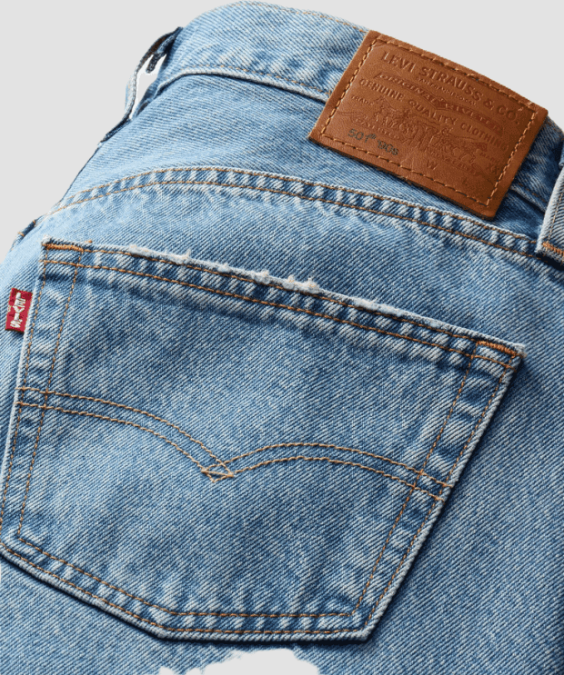 LEVI'S jeans '90 loose fit donna blu medio - 5