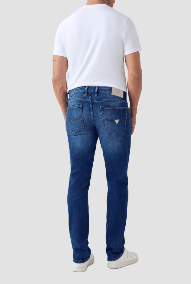 GUESS jeans uomo blu scuro - 4