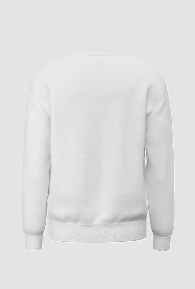 GUESS felpa girocollo uomo bianco - 2
