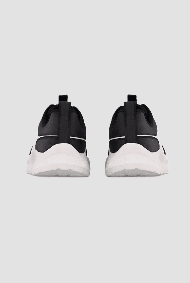 calvin klein scarpe running da uomo bianco-nero - 5