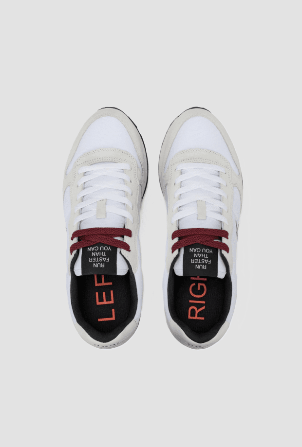 SUN68 scarpe tom solid da uomo bianco - 4