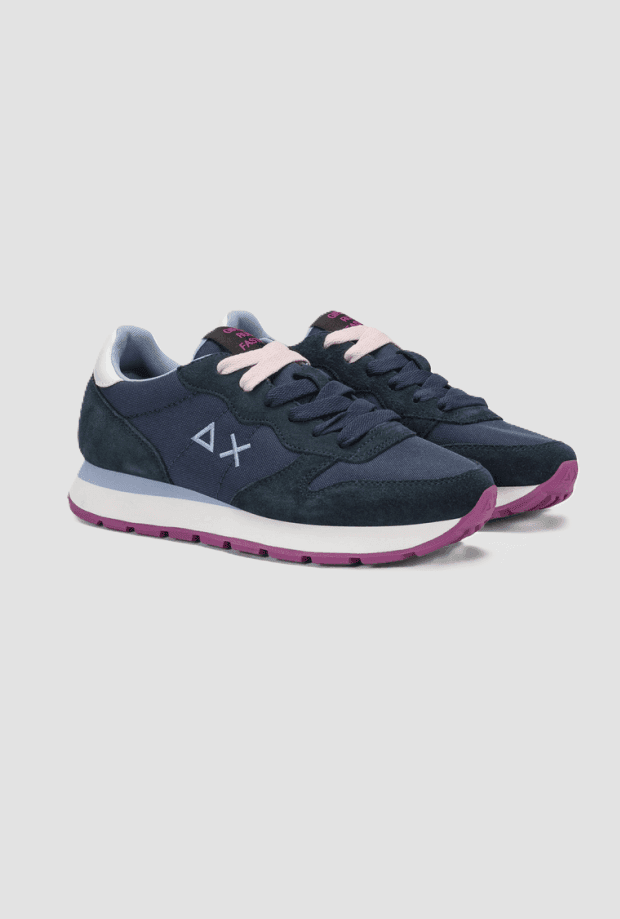 SUN68 scarpe ally solid donna navy blue - 2