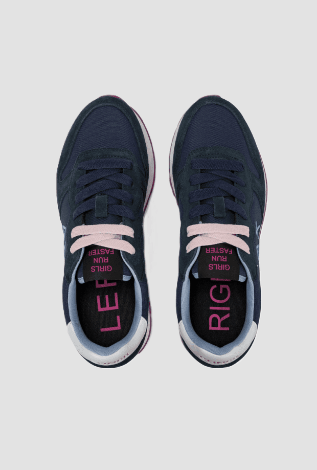 SUN68 scarpe ally solid donna navy blue - 4