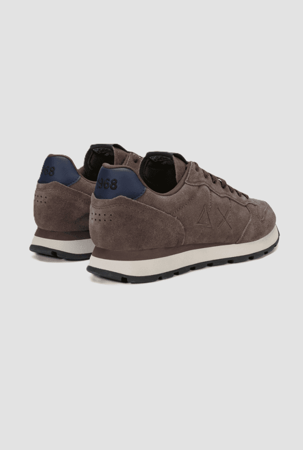 SUN68 scarpe tom suede uomo marrone - 3