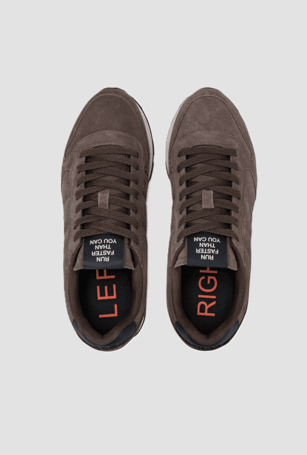SUN68 scarpe tom suede uomo marrone - 4