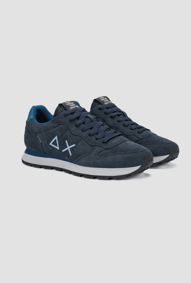 SUN68 scarpe tom suede uomo navy blue - 2