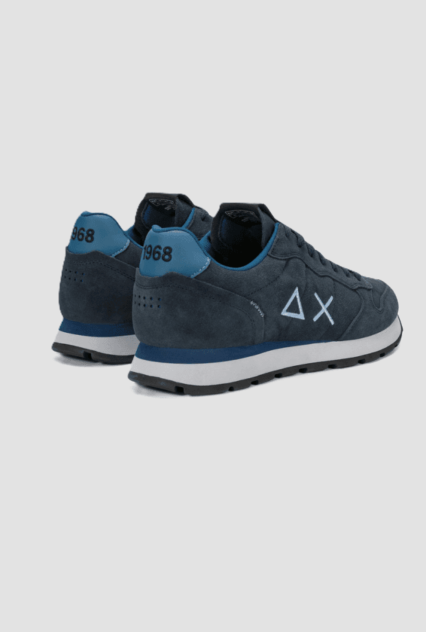 SUN68 scarpe tom suede uomo navy blue - 3