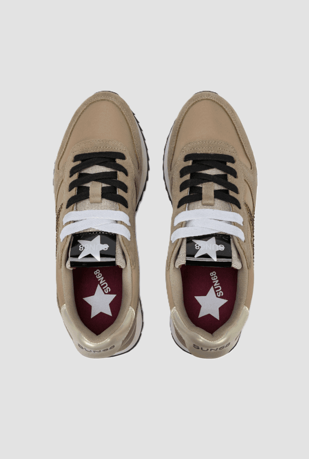 SUN68 scarpe stargirl donna beige scuro - 4