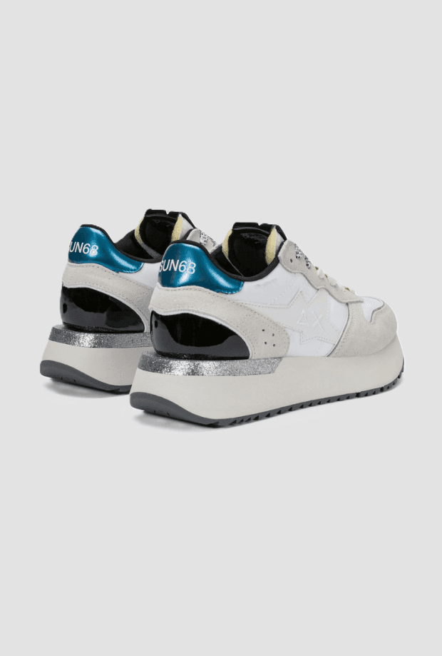 SUN68 scarpe big stargirl donna bianco - 3