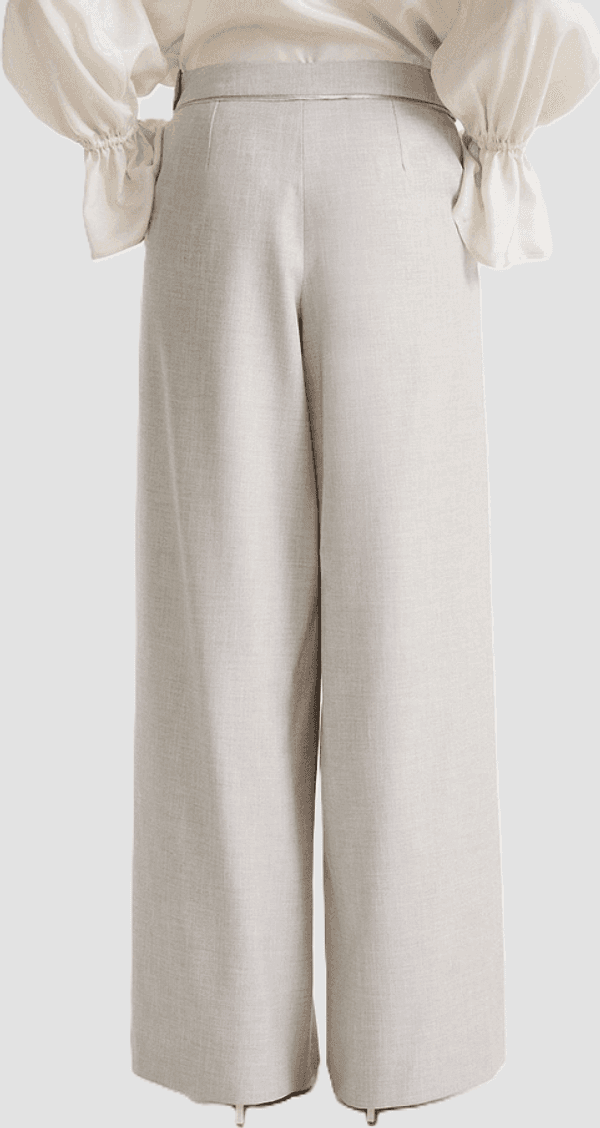 MARELLA pantalone wide leg donna grigio - 3