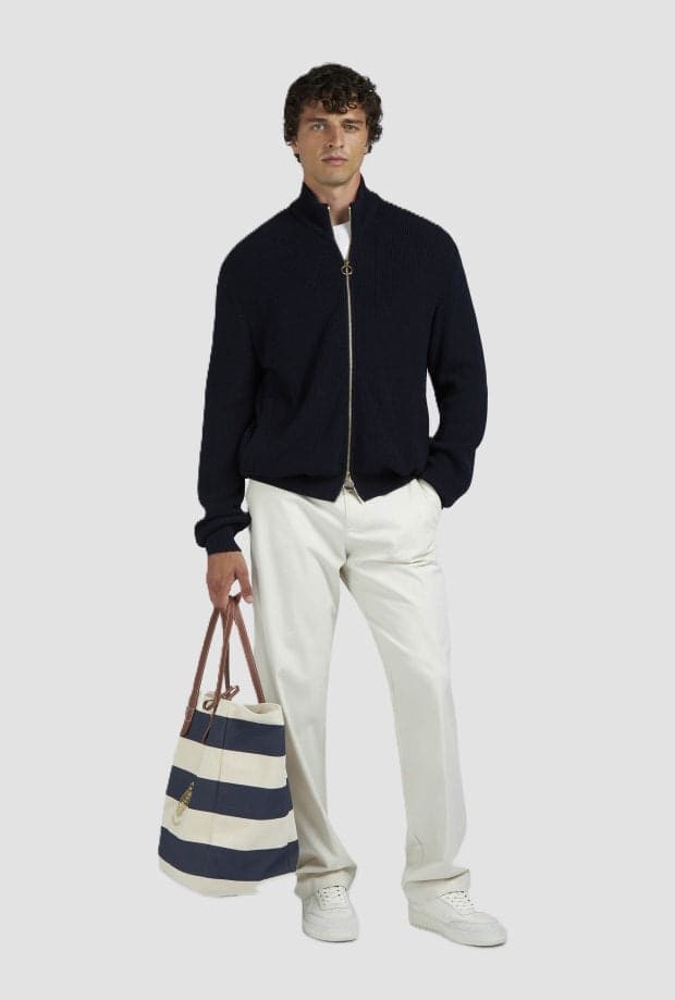 Paul&amp;Shark cardigan full zip uomo blu-oro - 2