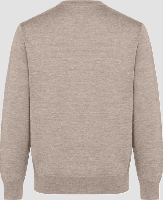Paul&amp;Shark maglia in pura lana con dettagli uomo beige - 2