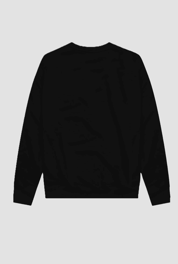 ICON maglia girocollo con logo uomo nero - 2