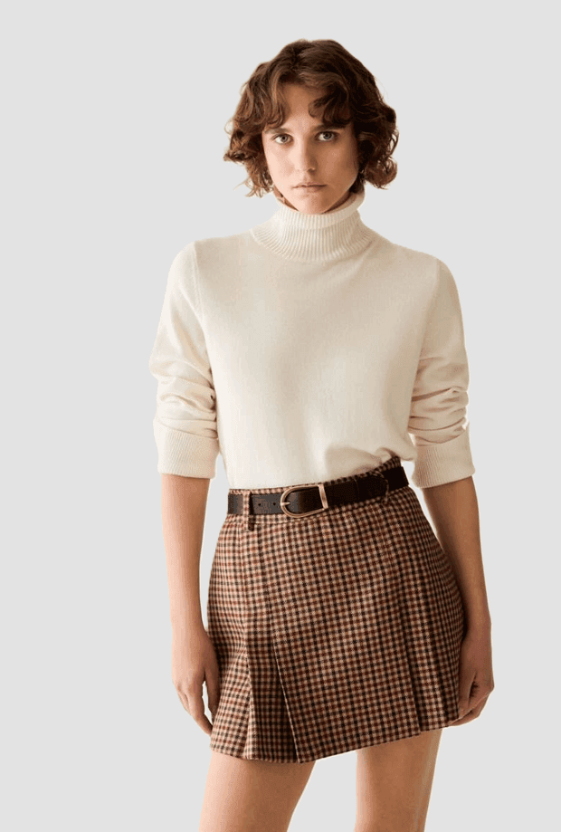 PENNYBLACK dolcevita misto lana-cashmere donna bianco - 2
