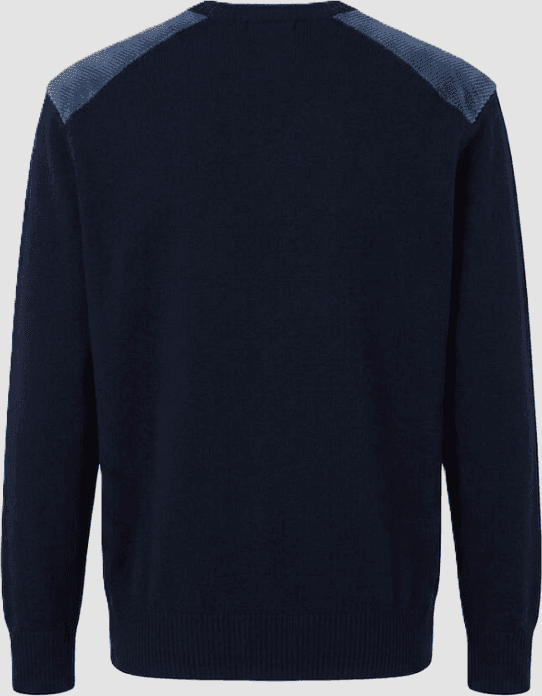 Paul&amp;Shark maglia con inserti spalle uomo navy-blu - 2