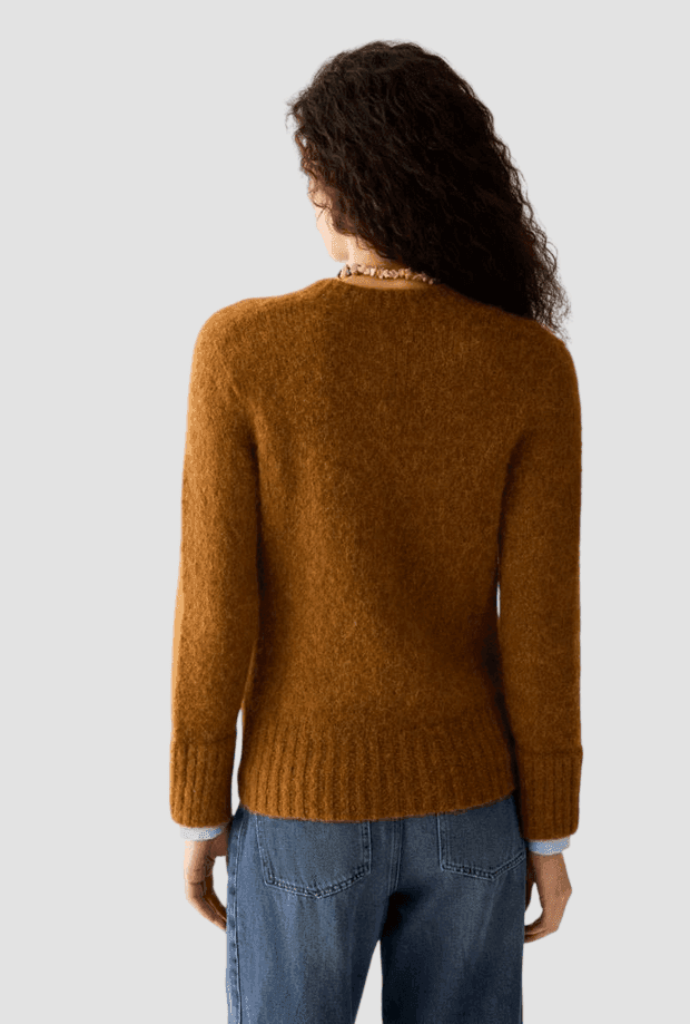 PENNYBLACK maglia in blend di alpaca donna tabacco - 3