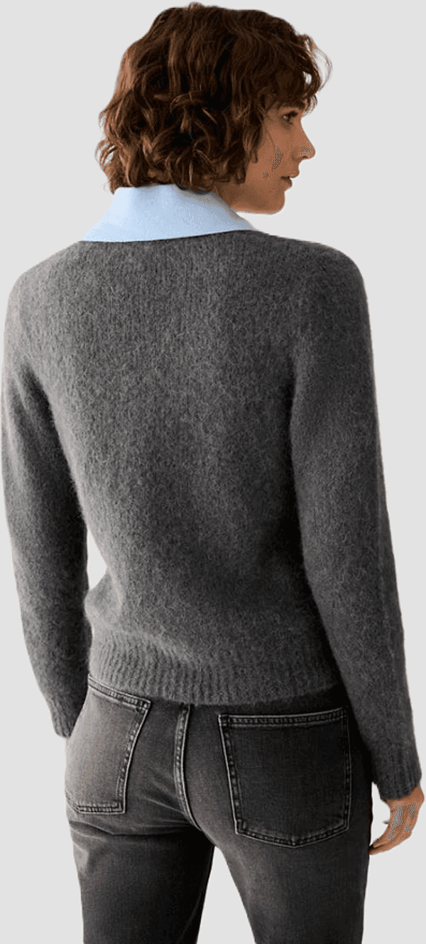 PENNYBLACK maglia con collo a polo donna grigio - 3