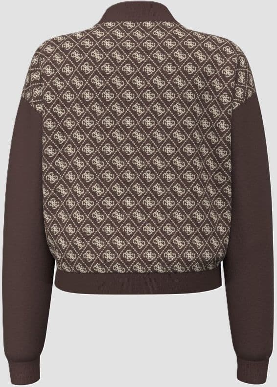GUESS maglia con loghi donna marrone - 2