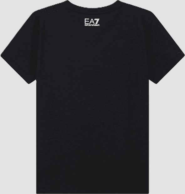 EA7 t-shirt con motivo in strass da donna nero - 2