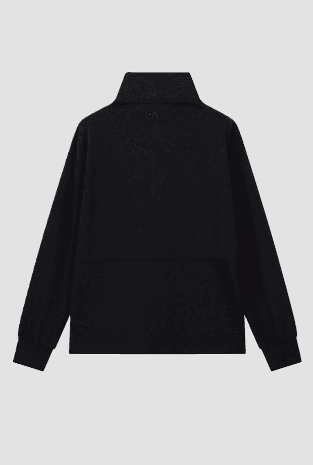 EA7 felpa full zip da donna nero - 2