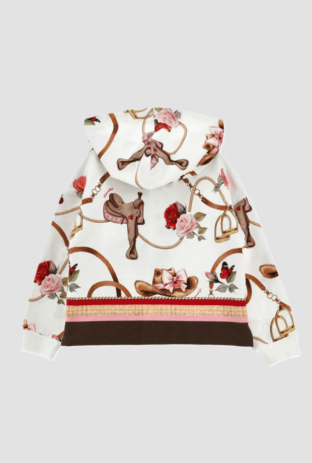 MONNALISA felpa con stampa bambina gardenia - 2