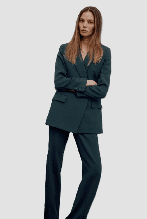 MARELLA giacca doppiopetto donna blu pavone - 2