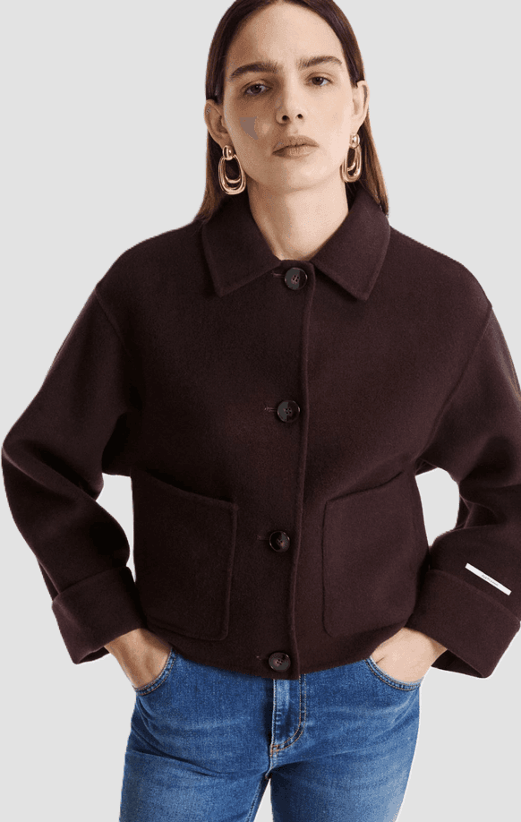 MARELLA giacca in lana vergine donna marrone - 2