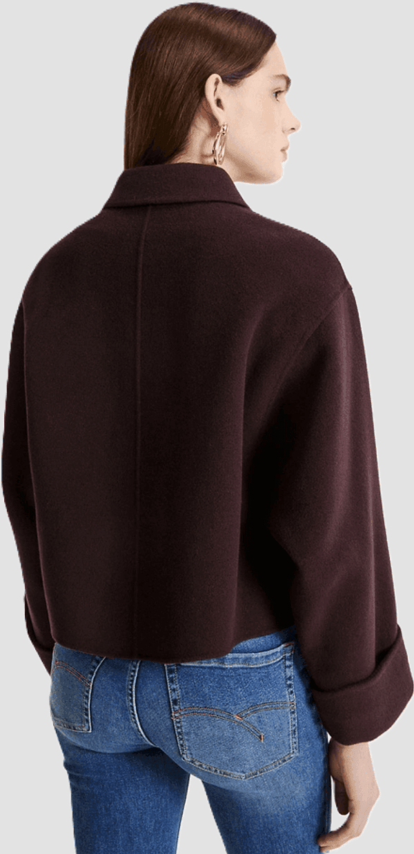 MARELLA giacca in lana vergine donna marrone - 3