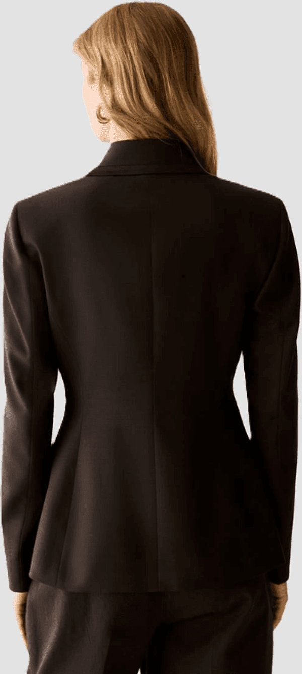 PENNYBLACK giacca slim fit doppiopetto donna testa di moro - 3