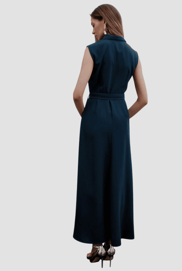 MARELLA abito smanicato donna blu pavone - 3