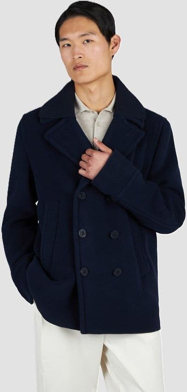 Paul&amp;Shark cappotto doppiopetto uomo blu - 2