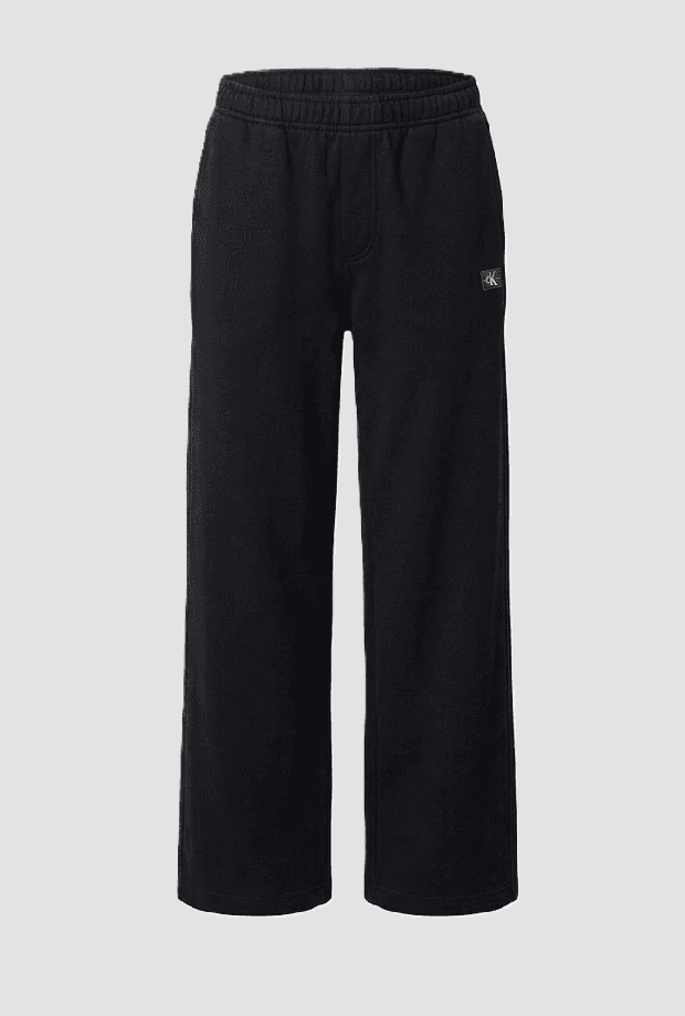 calvin klein pantalone in tuta da donna nero