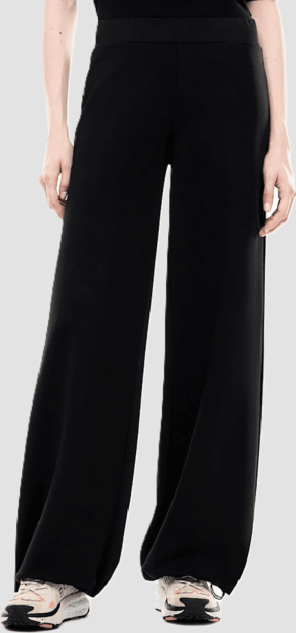 EA7 pantalone a palazzo donna nero - 2