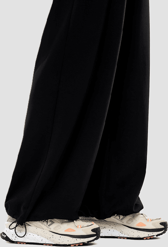 EA7 pantalone a palazzo donna nero - 3