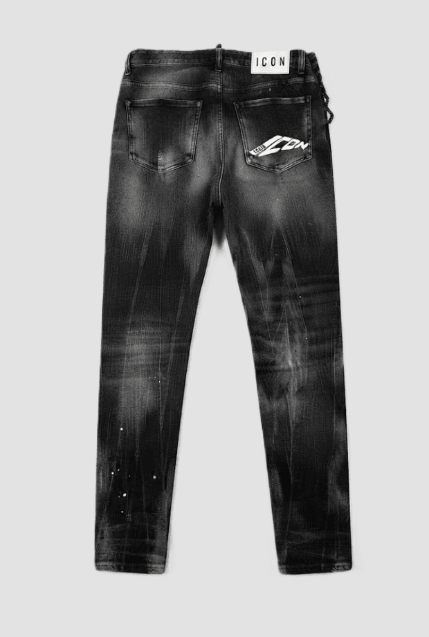 ICON jeans slim fit uomo nero - 2