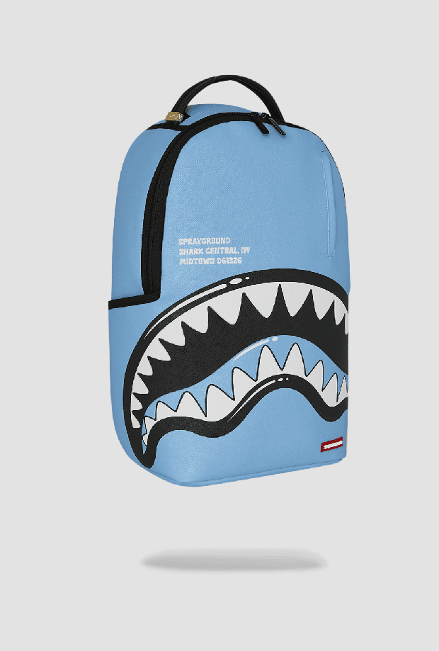 Sprayground zaino shark central unisex celeste-nero - 2