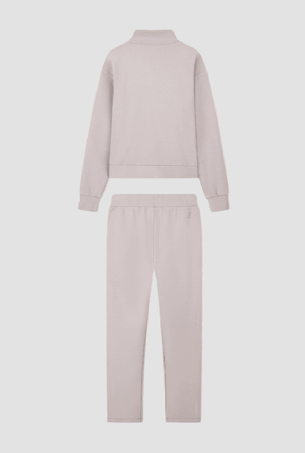 EA7 tuta con bande logate da donna grigio - 2