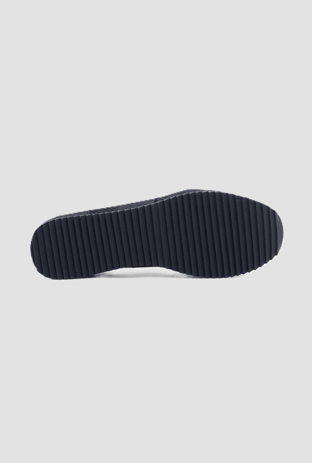 EA7 scarpe con logo ea7 da uomo blu scuro - 5