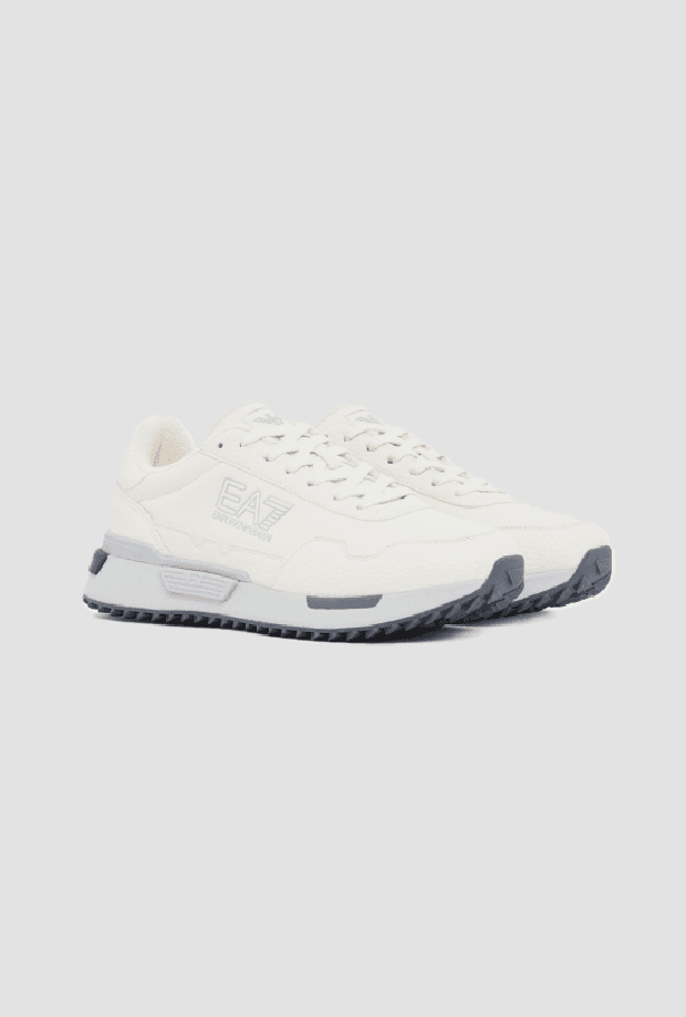 EA7 scarpe running da uomo bianco - 2